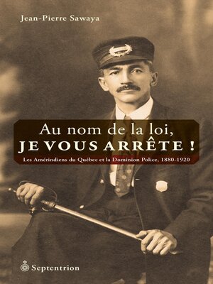 cover image of Au nom de la loi, je vous arrête!